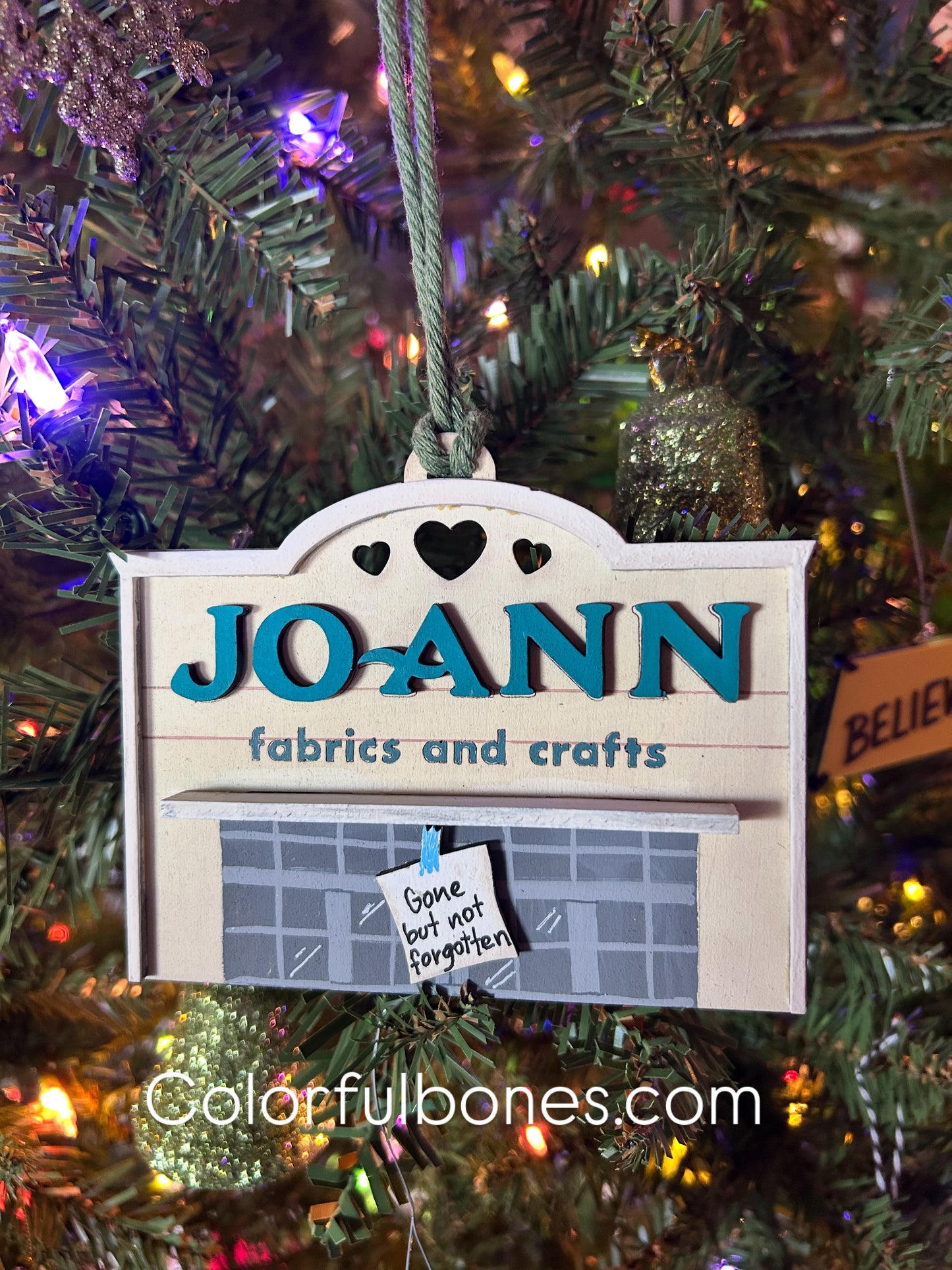 Joann crafts and fabrics ornament