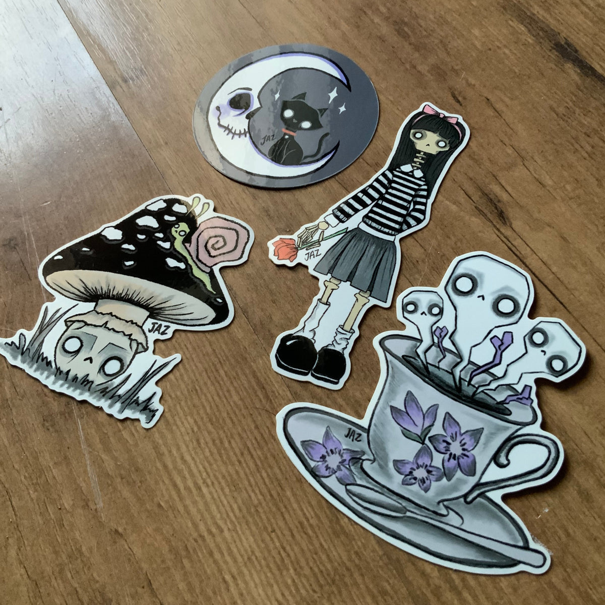 Dark Mushroom vinyl sticker