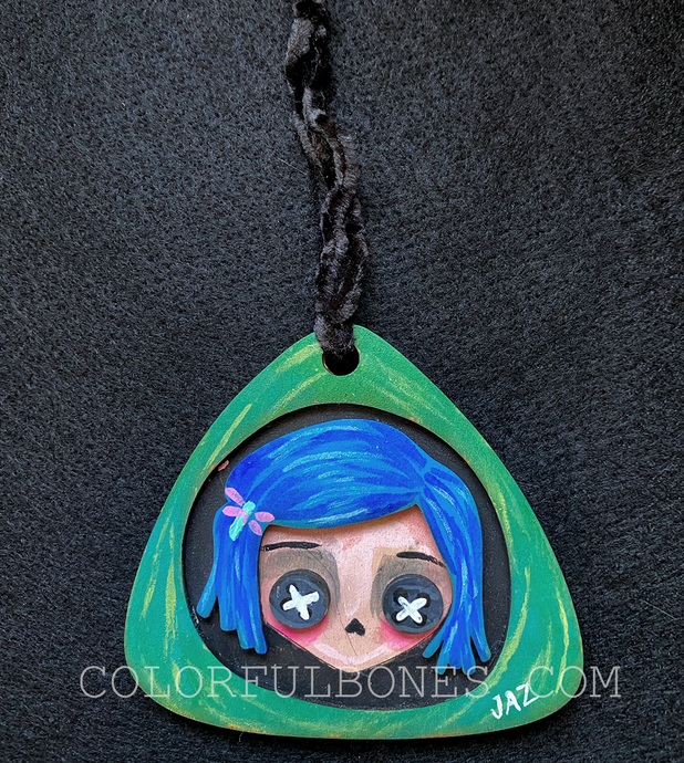 Coraline's Doll head & Stone Ornament