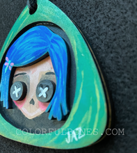 Load image into Gallery viewer, Coraline&#39;s Doll head &amp; Stone Ornament