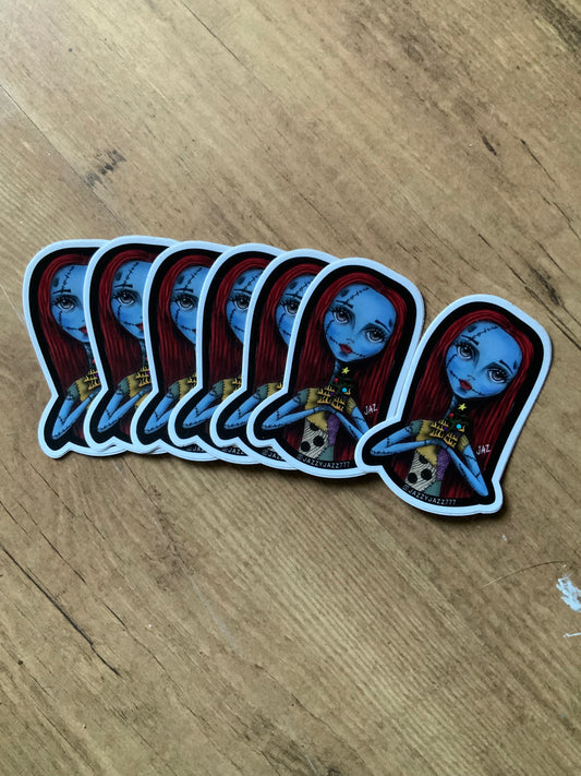 Sally Fan Art vinyl sticker