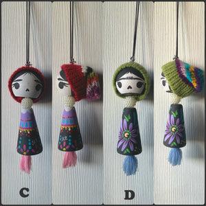 Beanie Wood Doll ornaments