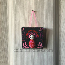 Load image into Gallery viewer, Mini Canvas Calaverita ornaments