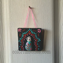 Load image into Gallery viewer, Mini Canvas Calaverita ornaments