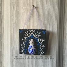 Load image into Gallery viewer, Mini Canvas Calaverita ornaments