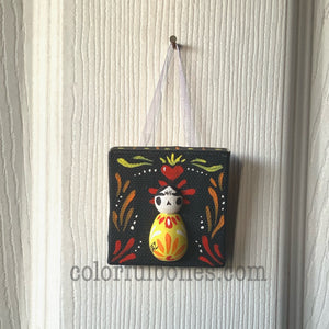 Mini Canvas Calaverita ornaments