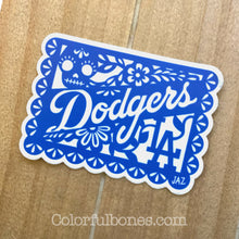 Load image into Gallery viewer, Dodgers Papel Picado vinyl stickers