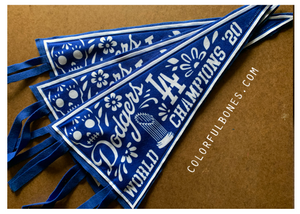 Dodgers Papel Picado 2020 Pennant