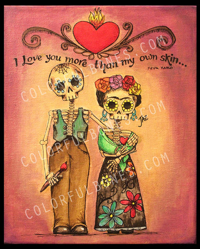 Love you more...Diego & Frida Art Print