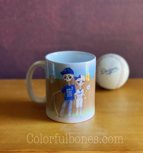 Dodgers Calaveritas Champs 11oz Mug