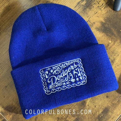 Dodgers Papel Picado Embroidered Beanie