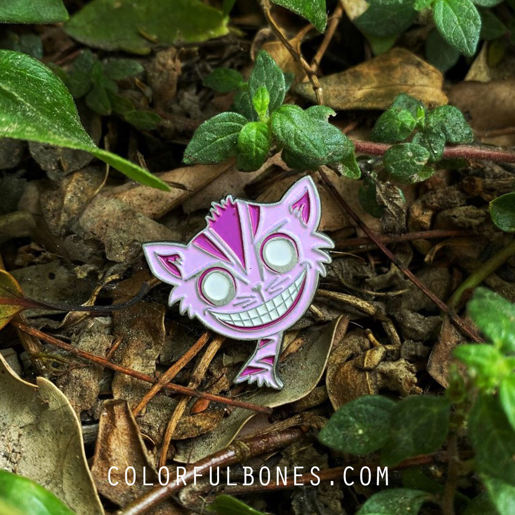 Cheshire Cat Enamel Pin