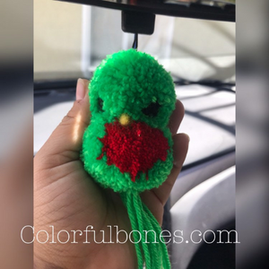 Pom Pom Quetzal Ornament