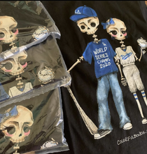 Load image into Gallery viewer, Dodgers Calaveritas Black tees